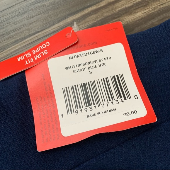 The North Face NEW Motivation Psonic Flashdry in Estate Blue Vest - Picture 7 of 14